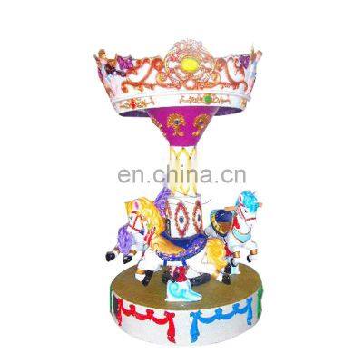 Mini Fairground Rides 3 Seats Small Carousel for Sale photo-4