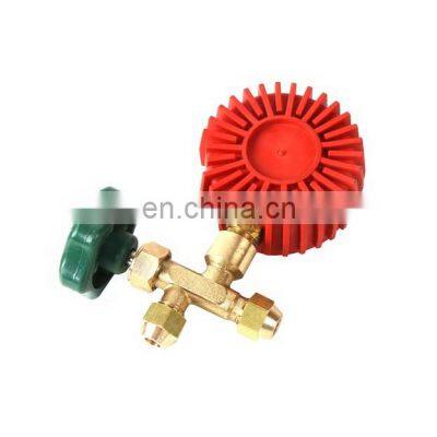HVAC Refrigeration System Auto Air Conditioner AC Charging R134A R22 R12 R502 R410A R404 CT-488 Brass Single Manifold Gauge Set photo-5