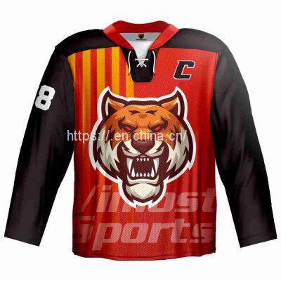 2022 new fashion sublimated ice hockey jersey with reasonable price