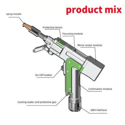 Ruifa Laser Welding Gun Head Laser Welding Gun Laser Welding Cutting Cleaning Gun Head Three in One Handheld photo-3