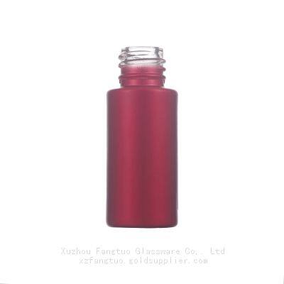 Red Color Glass 10ml Dropper Bottle Skin Recovering Essence Packing Glass Bottle Empty Glass Bottles photo-2