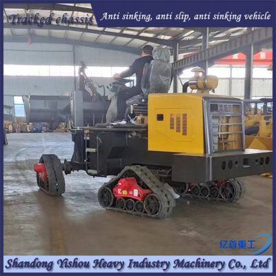 Loader Modification With Triangular Track Wheel Anti-skid photo-2