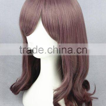 Cheap 40CM Medium Short Taro Color Cosplay Lolita Girls Wig Anime Cosplay photo-3