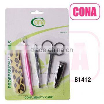 wholesale 5pcs manicure set with slide card