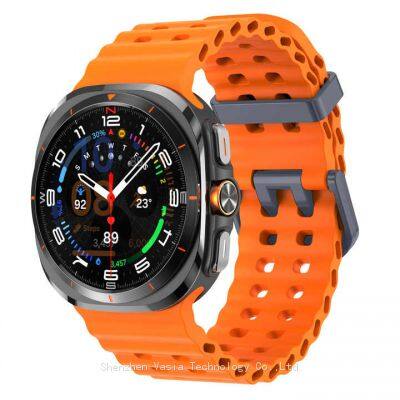 Wholesale Original Ocean Accessories Sport Silicone Strap for Samsung Watch 7 Ultra Galaxy Bands