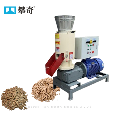 Molino de pellets de serrín de madera de biomasa/Máquina para hacer pellets de cascarilla de arroz. Prensa de pellets de cáscara de maní, hierba, paja y heno para la producción de pellets de biomasa