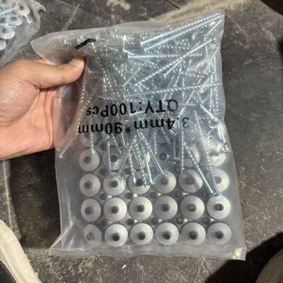 Electro-Galvanized IBR Roof Nails - 40mm to 90mm Length Options, Standard Compliant