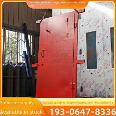 Underground Single-leaf Fireproof Fence Door 1.4*1.8m for Roadway Substation, Stainless Steel Dual-purpose Ventilation Door Manufacturer photo-4