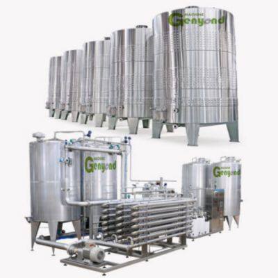 Standard Wooden Case Fruit Wine Processing Line