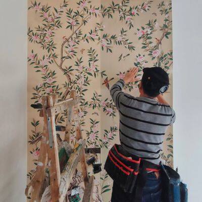 шелковая обои