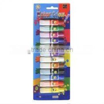 12 colors Water Color liquid card packaging for kids with ASTM and EN71