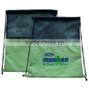 2016 Best Selling Customized Printing Mesh Drawstring Bag