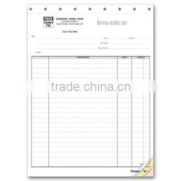 1-6 Part Carbonless Invoice Form