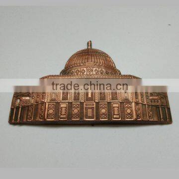 Custom metal tag nameplate chrome / gold plating