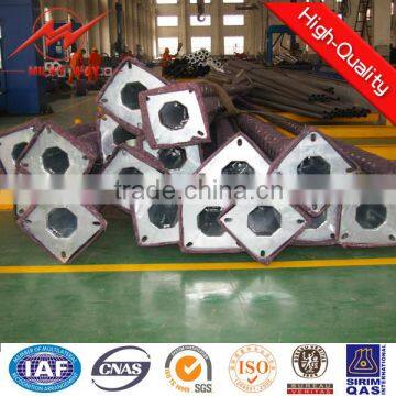 Driveway 8m galvanized lighting pole machine drawing