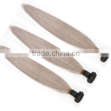 New Arrival brazilian straight 3pcs/lot ombre silver grey hair weaving 1b/gray two tone Brazilian Virgin human hair extensions                        
                                                Quality Choice