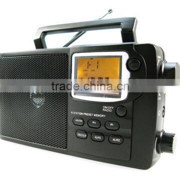 Fancy Amber Backlight Compact AM FM Digital Tuning PLL Radio photo-2