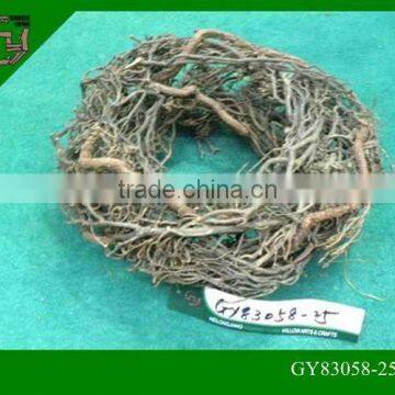 natural wicker rattan wreath handmade Christmas decorations