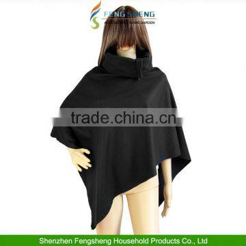 Fashion Women's Warm Winter Loose Cape Coat Batwing Poncho draped Shawl Pashmina Wrap Outwear