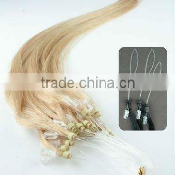 Hot Sale Silky Straight Micro Loop Ring Hair Extension