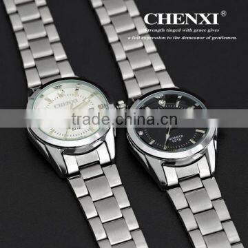Day Date Display Couple Watches Men 021BM&LD Japan Movement White Black CHENXI Watch Chinese Watch Manufacturer Men Wristwatches