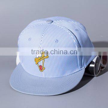 Cute Cartoon Duck Head Embroidery Male Female Plain Cheap Snapback Caps