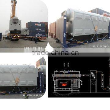 Solid Fuel Wood Charcoal or Fabric Fired Steam Boiler for Bangladesh