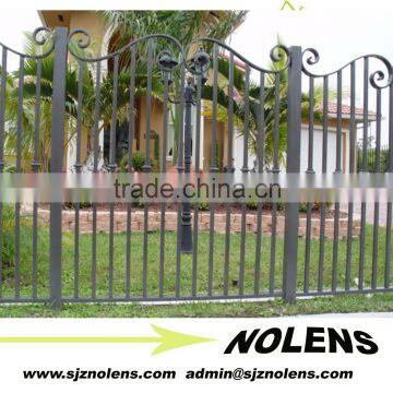 Ornamental Fancy Wrought Iron Fence Design For Sale