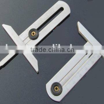 0-50mm 0.1mm T Style Stainless Steel Slide Tire Tyre Tread Depth Gauge