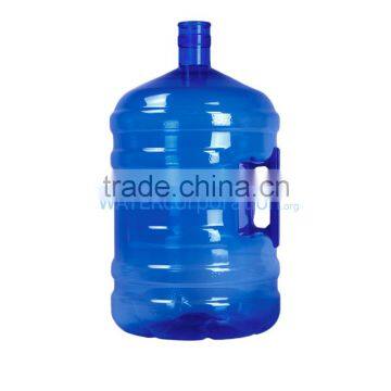 18.9 Litres Blue Turquoise PET Water Bottle