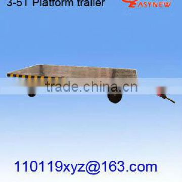 3-5T 180 degree rotation cheap platform semi trailer