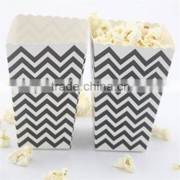 Pretty Color Recycled Paper Popcorn Box