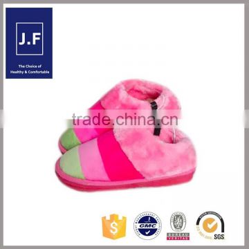 Indoor fancy warm soft electric usb heated slippers for women