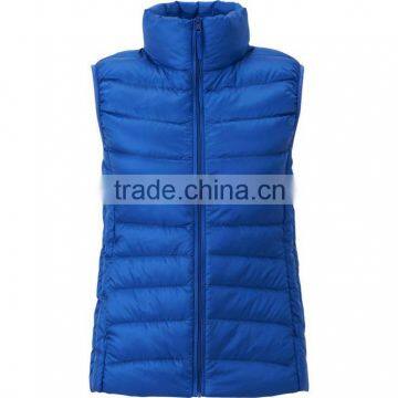 winter down jacket custom women quilted vest wholesale