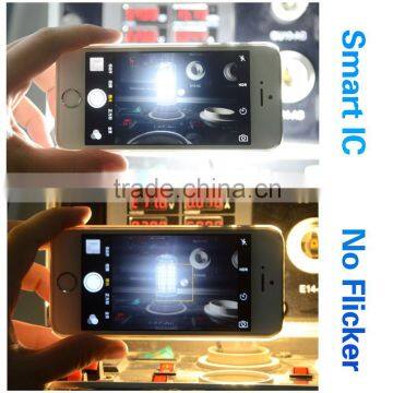 Newest Smart IC No Flicker Lampada Led Lamps E27 220v 110V 127V Led Light 24Led 36Led 48Led 56Led 72Leds Candle Lighting photo-2