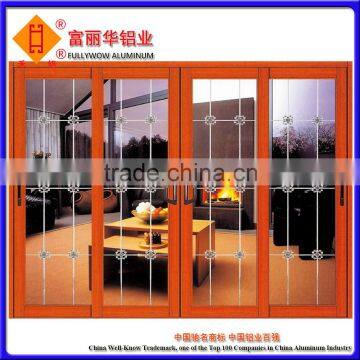 Latest Design Kitchen Cabinet Aluminum Frame Glass Door