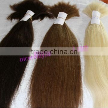 The hot fashion asian hair bulk wholesale 100% human hair bulk extension hair bulk