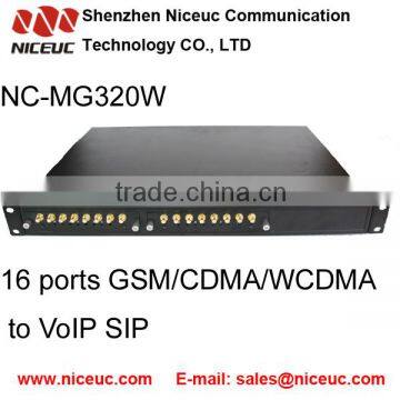 16 gsm voip gateway MG320W with SIP