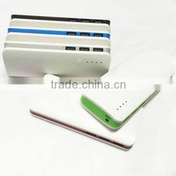 LED cell phone charger high capacity mobile charger 20000mAh power bank