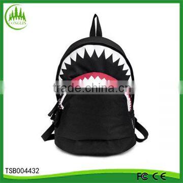 2014 new arrival wholesale polyester outdoor shark black back bag