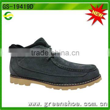 Mid Top Suede Leather Dress Shoes for Men photo-4