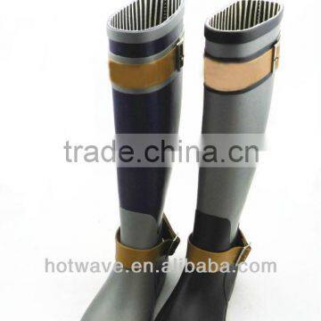 2014 new style lady's fashion rainboots,rubber boots