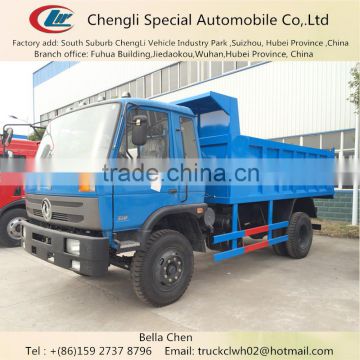 4*2, DONGFENG 6 Wheel Dump Truck Capacity, 10 - 12 ton Dump Truck