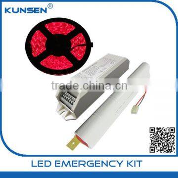 led emergency kit for led strip with 6V 12V 24V output and 12V battery pack