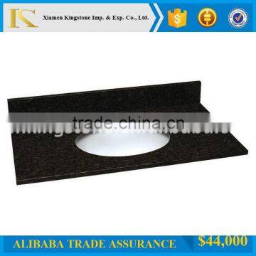 factory price 43"*22" verde granite vanity tops uba tuba vanity tops for bathroom