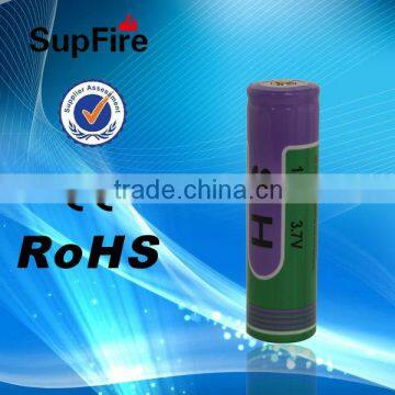 3.7V 18650 lithium-ion rechargeable batteries