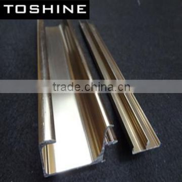 custom aluminum door profile for closet wardrobe sliding door