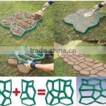 plastic concrete pavement mould DIY garden tools for making a pathway