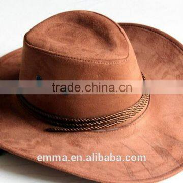 Top new adult folding cowboy hat pretty design party hat wholesale HT2060