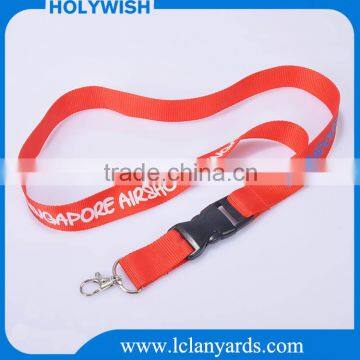 Customized single key lanyard with connect buckle